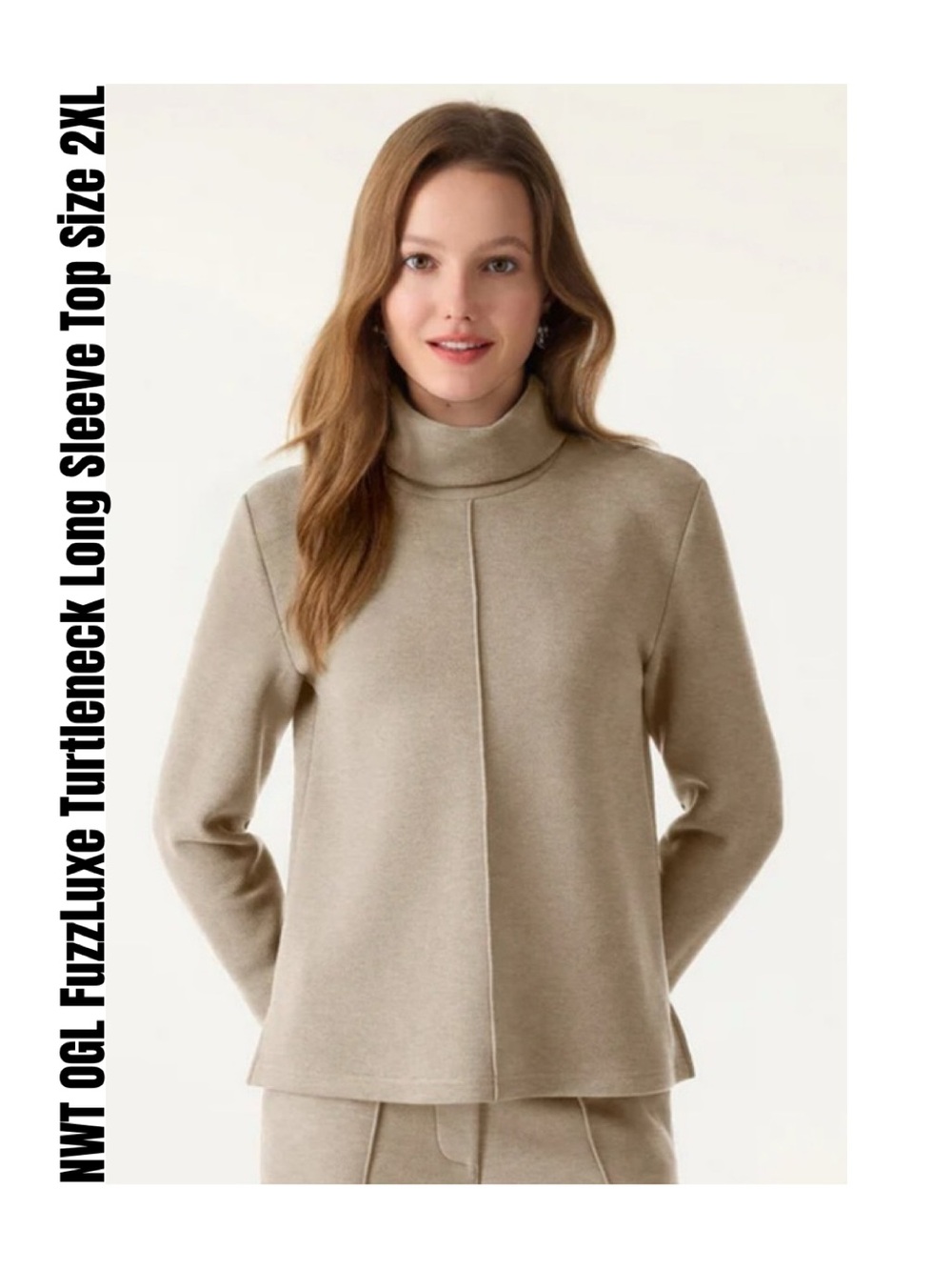 OGL FuzzLuxe Turtleneck Long Sleeve Top Size 2XL